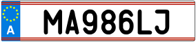 Plaka MA 986 LJ