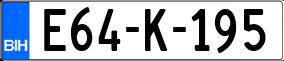 Plaka E64-K-195