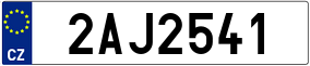 Plaka 2AJ 2541