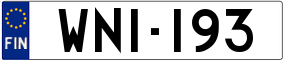 Plaka WNI-193