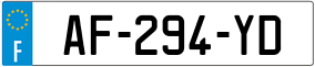 Plaka AF-294-YD.
