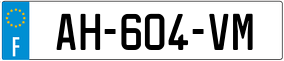 Plaka AH-604-VM.