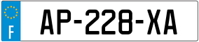 Plaka AP-228-XA.