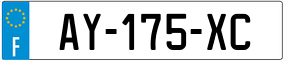 Plaka AY-175-XC.