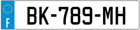 Plaka BK-789-MH.