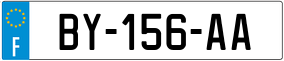Plaka BY-156-AA.