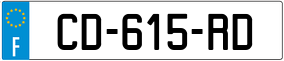 Plaka CD-615-RD.
