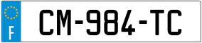 Plaka CM-984-TC.