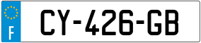 Plaka CY-426-GB.