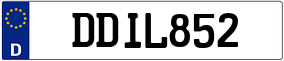 Plaka DD IL 852