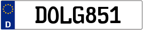 Plaka DO LG 851