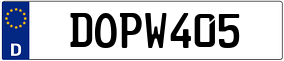 Plaka DO PW 405