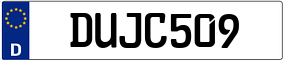 Plaka DU JC 509