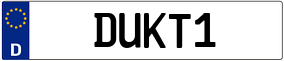 Plaka DU KT 1