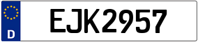 Plaka E JK 2957