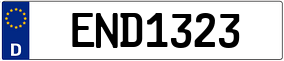 Plaka E ND 1323
