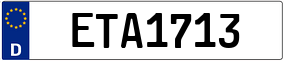 Plaka E TA 1713