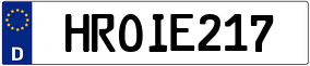 Plaka HRO IE 217