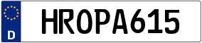 Plaka HRO PA 615