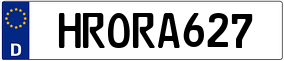 Plaka HRO RA 627
