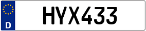 Plaka H YX 433