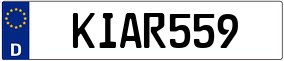 Plaka KI AR 559