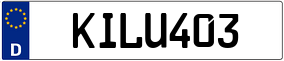 Plaka KI LU 403