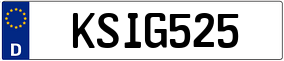 Plaka KS IG 525