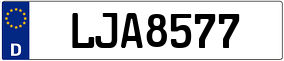 Plaka L JA 8577