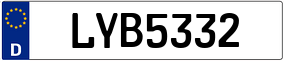 Plaka L YB 5332