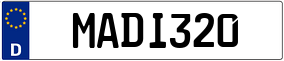 Plaka MA DI 320