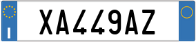 Plaka XA 449AZ