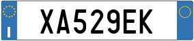 Plaka XA 529EK