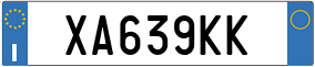 Plaka XA 639KK