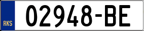Plaka 02 948-BE
