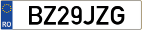 Plaka BZ 29 JZG