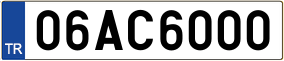 Plaka 06 AC 60006 AC 600