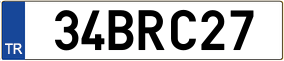 Plaka 34 BRC 27