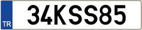 Plaka 34 KSS 85