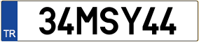 Plaka 34 MSY 44