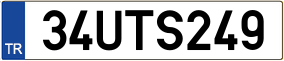 Plaka 34 UTS 249