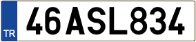 Plaka 46 ASL 8346 ASL 83