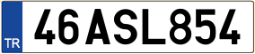 Plaka 46 ASL 8546 ASL 85